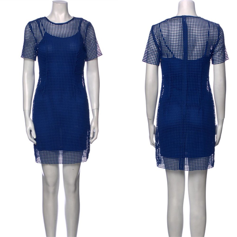 DIANE VON FURSTENBERG Chain Lace Dress 0061 - Picture 2 of 15